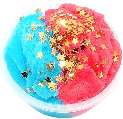 mixing slime and putty