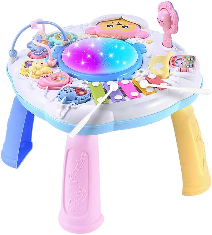 TADAMI Baby Musical Toys, Musical Learning Table Baby Toy,Electronic Education Toys for Toddlers Early Development Activity Toy
