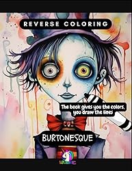 Reverse Coloring: Burtonesque