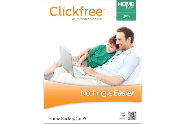 Clickfree Home Backup software (3 PCs) [Download]