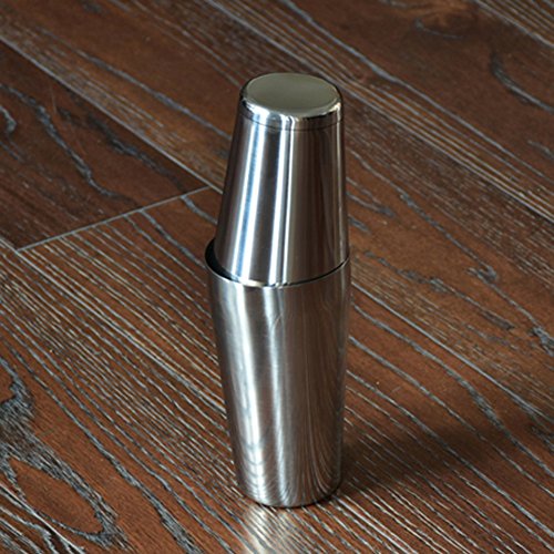 LANZON Boston Cocktail-Shaker: 2-teiliger Edelstahl Boston-Shaker Set, 500ml + 750ml Cocktailshaker Barset für alle Professionelle Barkeeper und Zuhause Cocktail Liebhaber – Bild 7