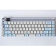 nullbits USB Nibble 65% 72 Key Programmable QMK Mechanical Keyboard Kit (White)