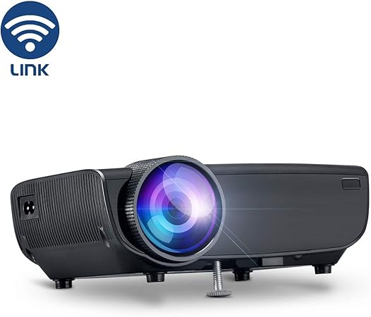 YONTEX Proyector WiFi (Inalámbrico 3600-Negro): Amazon.es: Electrónica