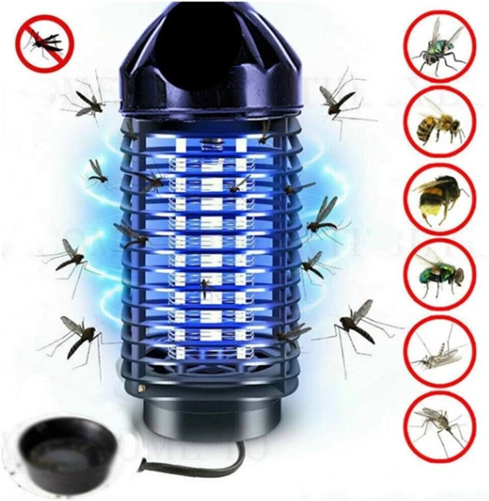 Stylelove Mosquito Repellent Light, Mosquito Repellent Light No Radiation Mosquito Killer Indoor Insect Trap Black