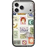 CASETiFY Compact iPhone 17 Pro Max Case [Slim and Sleek/Compatible with Magsafe / 4 ft. 2X Military Grade Drop Protection] - Stamp Collection - Clear Black