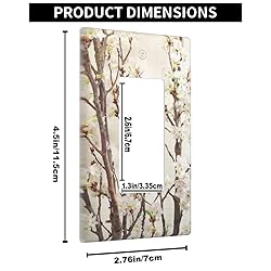 Pznen White Cherry Blossom Single Rocker Outlet