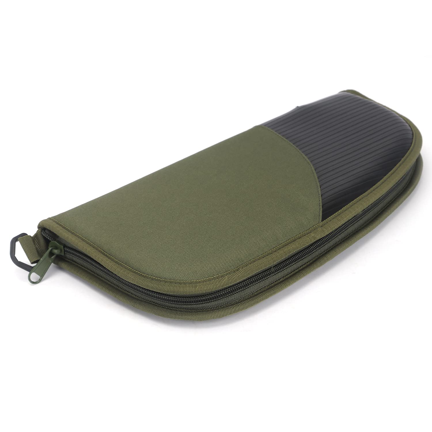 TOURBON 14" Nylon Pistol Case Soft Padded Zipper Handgun Bag for Shooting Range
