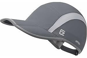 GADIEMKENSD Reflective Folding Outdoor Hat Unstructured Design UPF 50+ Sun Protection Sport Hats for Womens and Mens