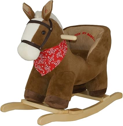 cheval a bascule avec son