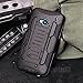 Cocomii Robot Belt Clip Holster HTC One M7 Case, Slim Thin Matte Kickstand Swivel Belt Clip Holster Reinforced Drop Protection Fashion Phone Case Bumper Cover for HTC One M7 (Black)