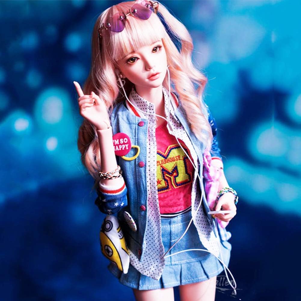 Clicked 1/4 BJD Doll, SD Dolls 15 Inch 19 Ball Jointed Doll DIY Toys Best Gift for Girls - Mari