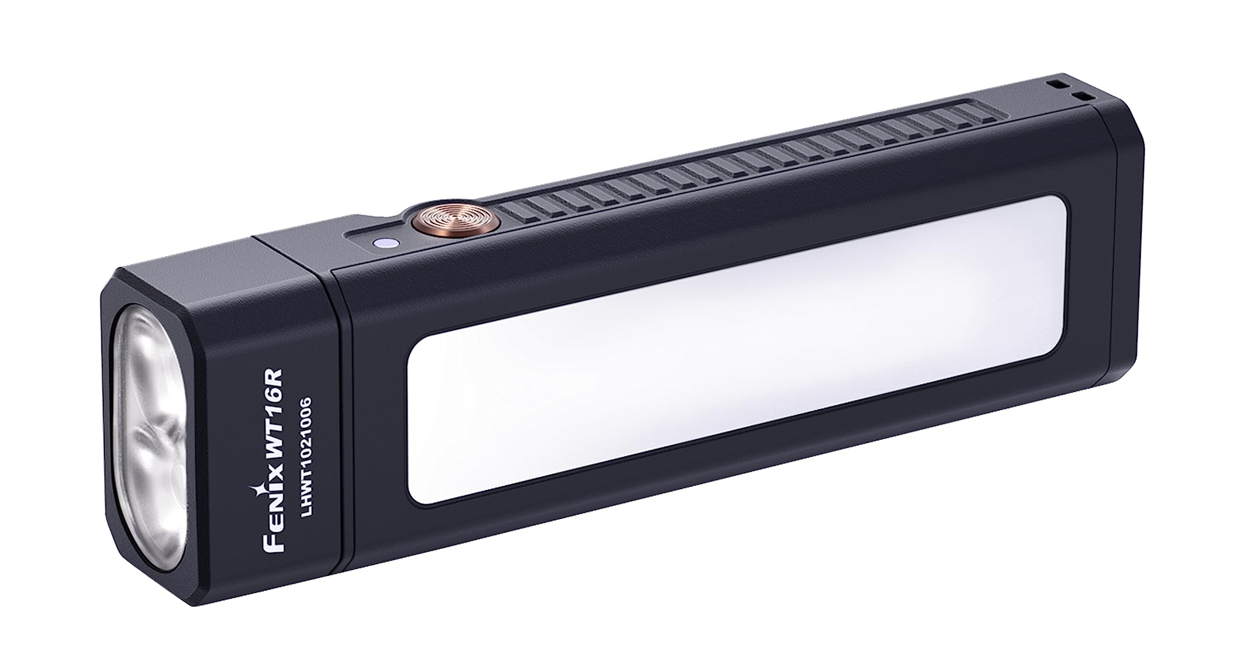 Fenix WT16R, Rechargeable Work Torch & Area Light | 300 Lumens | 115m | 30 Hrs Max | Side Panel COB Flood | Yellow Flash Mode | Wide Body Clip | Magnetic Base & Rear Panel | 2000 mAh | USB-C | IP66