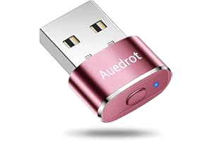 AUEDROT Mouse Jiggler Undetectable Mouse Jiggers USB Mouse Mover with Switch Button, Automatic Mouse Wiggler with 2 Jiggle Modes, Mouse Mover Device, Plug & Play, Keep Computer/Laptop Awake, Rose Gold