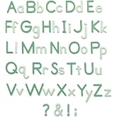 Sizzix Thinlits Die Set 92PK - Essential Type by Lisa Jones, 665335