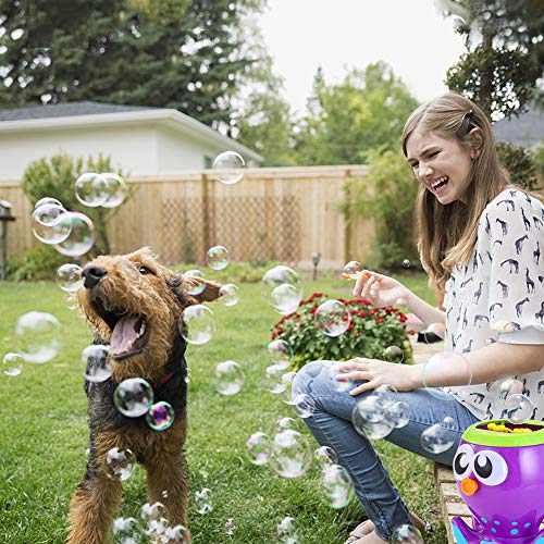 LUKAT Bubble Machine for Kids Automatic Bubble Maker with 1000+ Bubbles per Minute, Bubble Blower for Party, Outdoor & Indoor Games, Best Bubble Toys and Gifts for Boys and Girls