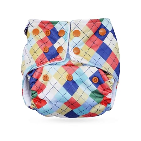 Basic by Superbottoms - Certified Soft Fleece Lined Pocket Diaper ONLY (Without Any Soaker) (Geometric)