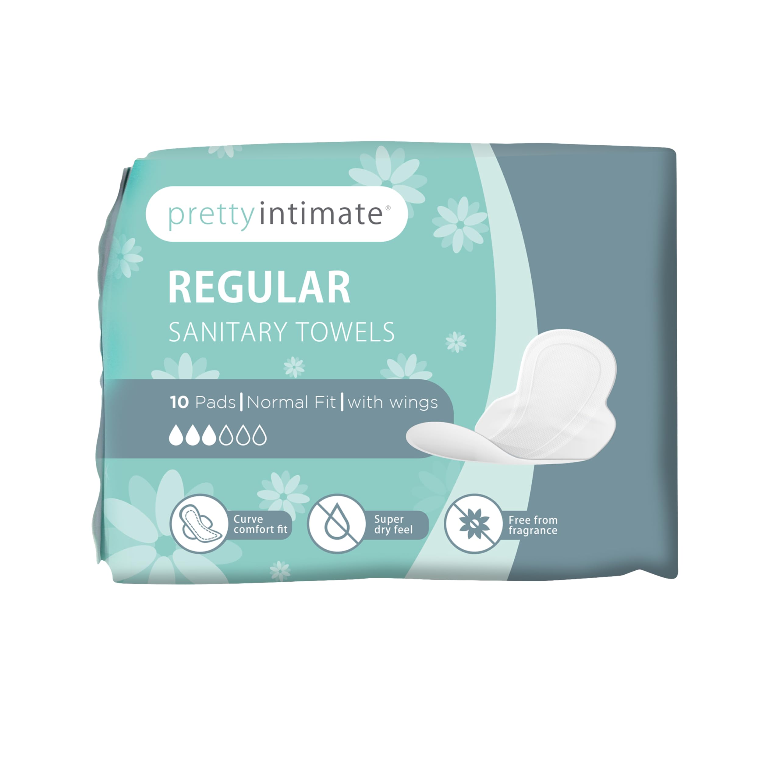 Pretty Intimate Regular 10 Sanitary Towels