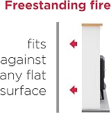 Dimplex Oakmead Optiflame Electric Stove Suite Black White Surround 2KW Heater view 9