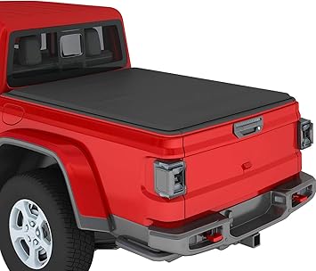 Amazon Com Kscpro Soft Tri Fold Truck Bed Tonneau Cover For 2020 Jeep Gladiator Jt 5ft Bed For Models W Or W O Utili Track System Automotive