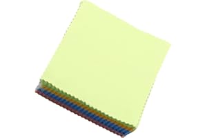 CONGARTENO Eyeglass Cleaning Cloths Knitted Fabric Wipes 10x10cm 100pcs Microfiber for Phones and Electronic