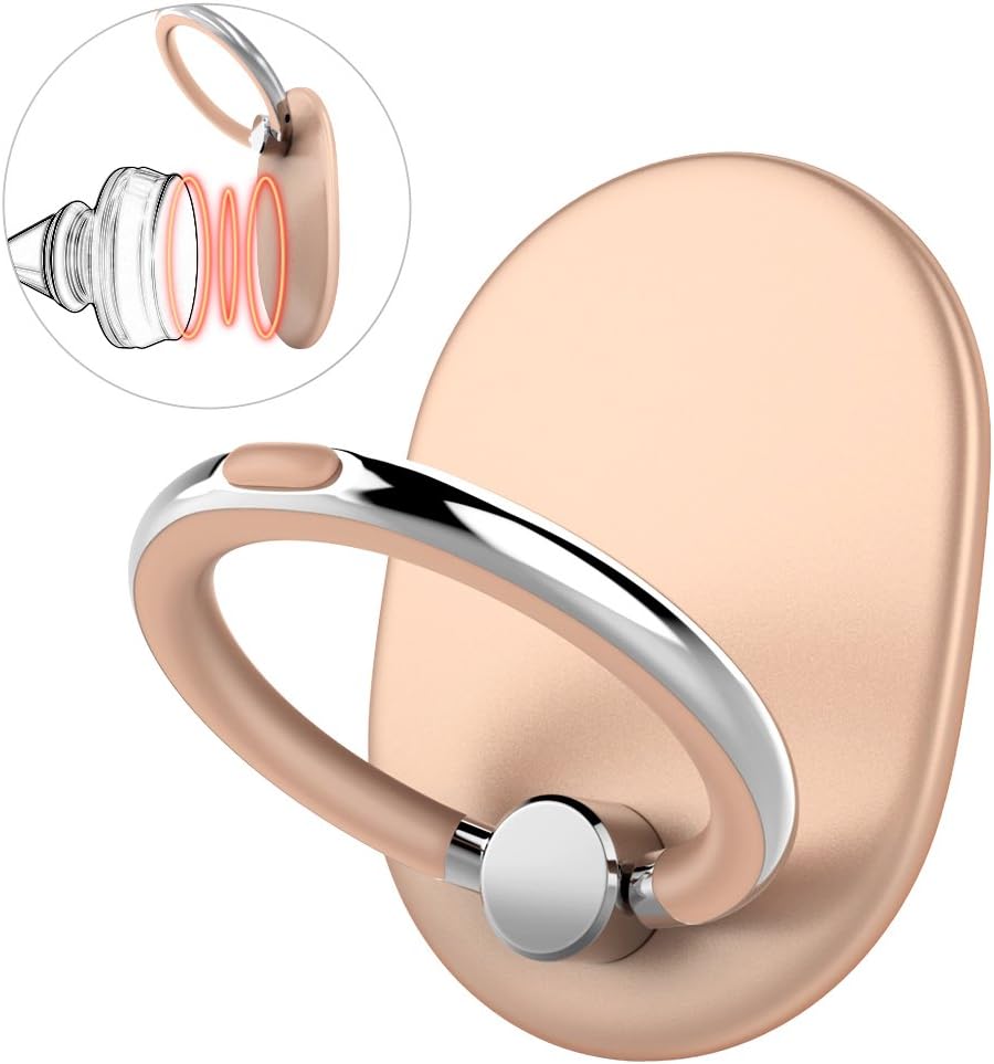 Cell Phone Ring Stand Finger Hand Kickstand Knob Portion Grip Function for Smart Cellphone Mount