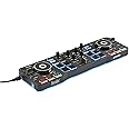 Hercules DJ DJControl Starlight | Pocket USB DJ Controller with Serato DJ Lite, Touch-Sensitive Jog Wheels, Built-in Sound Ca