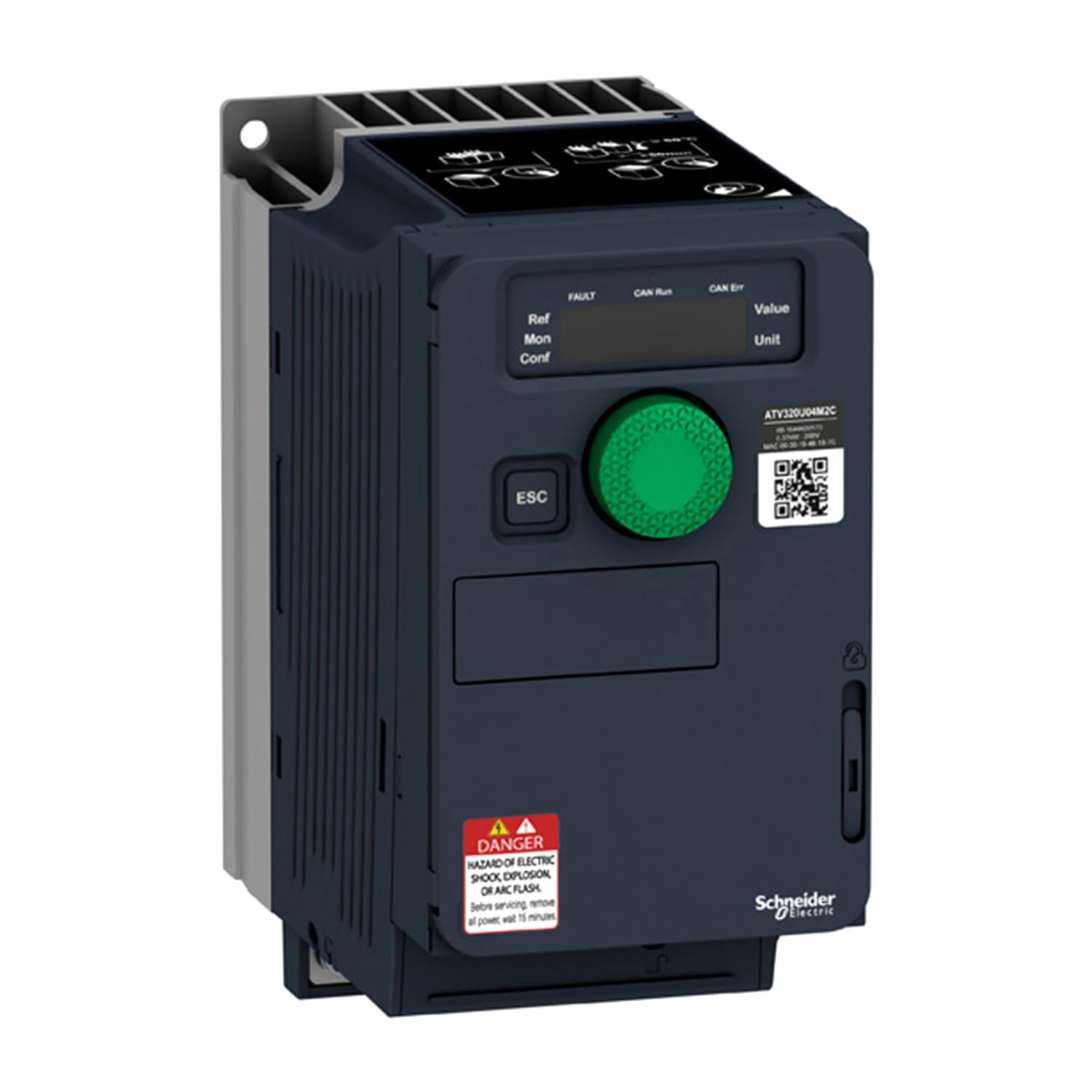 Schneider Electric variable speed drive, Altivar Machine ATV320, 2.2kW, 380 to 500V, 3 phases, compact