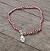 Protection Evil Eye Bracelet - Lucky Hamsa Hand Charm - 7 Inch Sterling Silver Jewelry - Best Kabbalah Red String Bracelets for Women