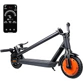 500W Peak Folding Electric Scooter for Teens &amp; Big Kids - 16MPH Top Speed | 12 Miles Range, 8.5" Solid Tires, Portable Commuter E-Scooter with Double Braking System and App, School and Urban Travel