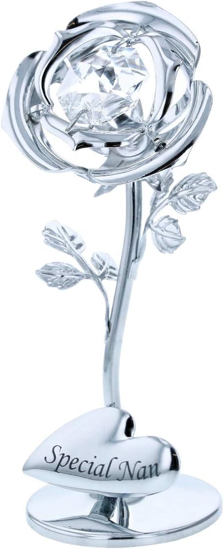 Crystocraft Special Nan Flower Ornament with Swarovski Crystal Elements
