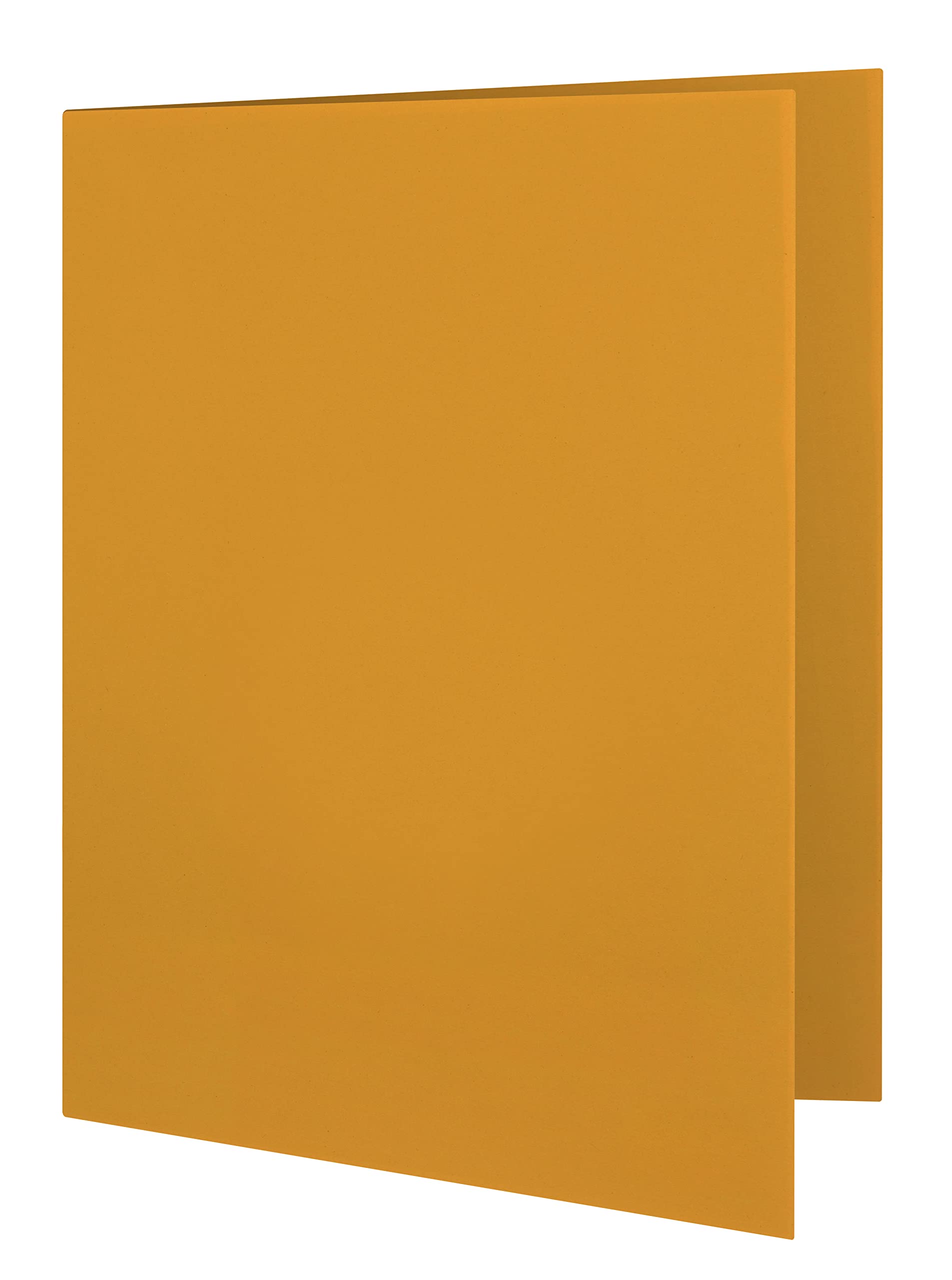 Elba 32450BL Document Cover 250 g/sq. m Manila Cardboard for 100 DIN A4 Pages Set of 100 Blue Folder Yellow