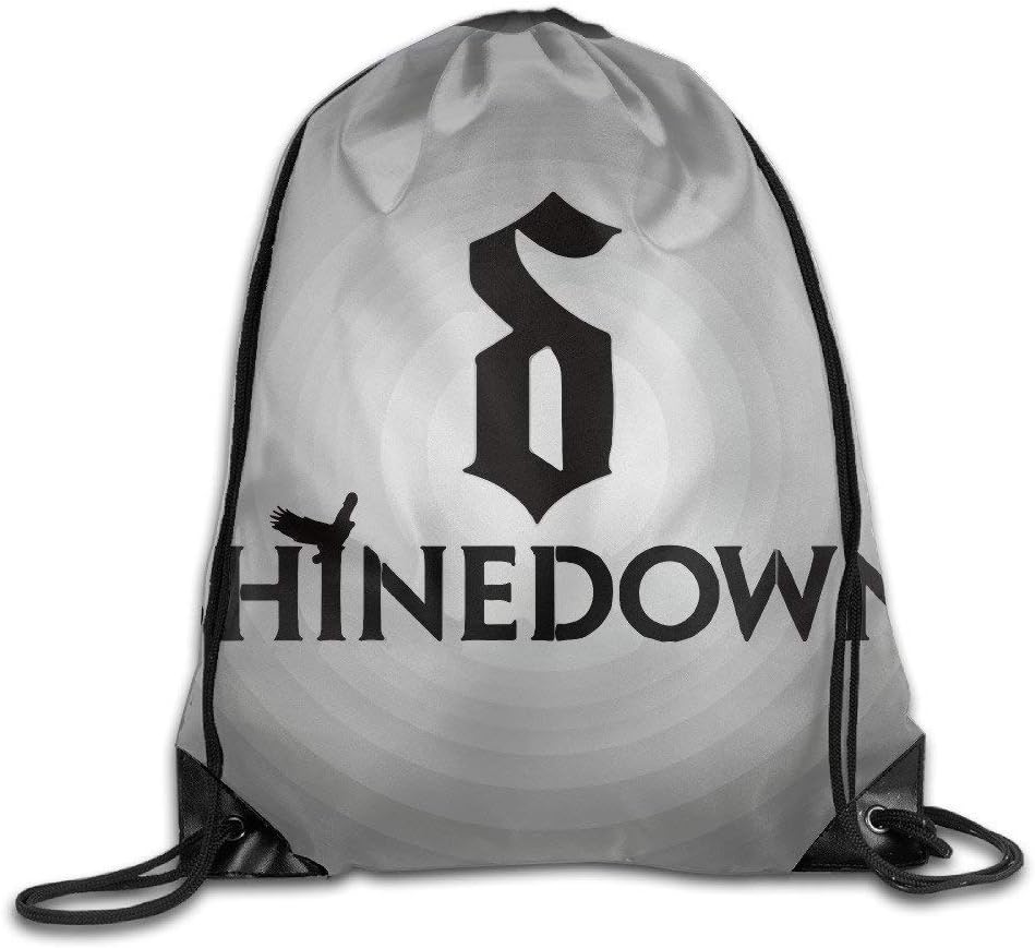 yhense Shinedown God of Hard Rock Drawstring Backpack Sackpack Bag