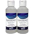 TotalBoat - MakerPoxy Crystal Clear Artist's Resin by Jess Crow | Two Part Epoxy Kit for Resin Art | Use with Color Pigments & Tints | Includes Supplies | Long Working Time & UV-Resistant (8 oz. Kit)
