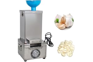 HayWHNKN Garlic Peeling Machine Commercial Electric Garlic Peeler Machine Stainless Steel Capacity 44lb/h for Home and Restau