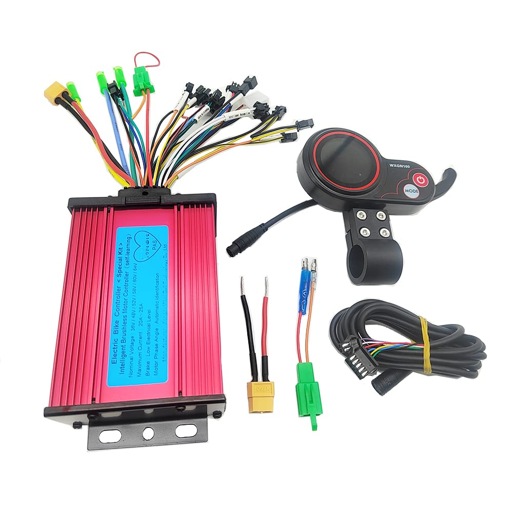 Photo 1 of ChongXiao 36V 48V 60V 450W 500W 600W Intelligent Brushless Square Wave Controller with LCD Display for Electric Bike/Electric Scooter/Brushless Motor