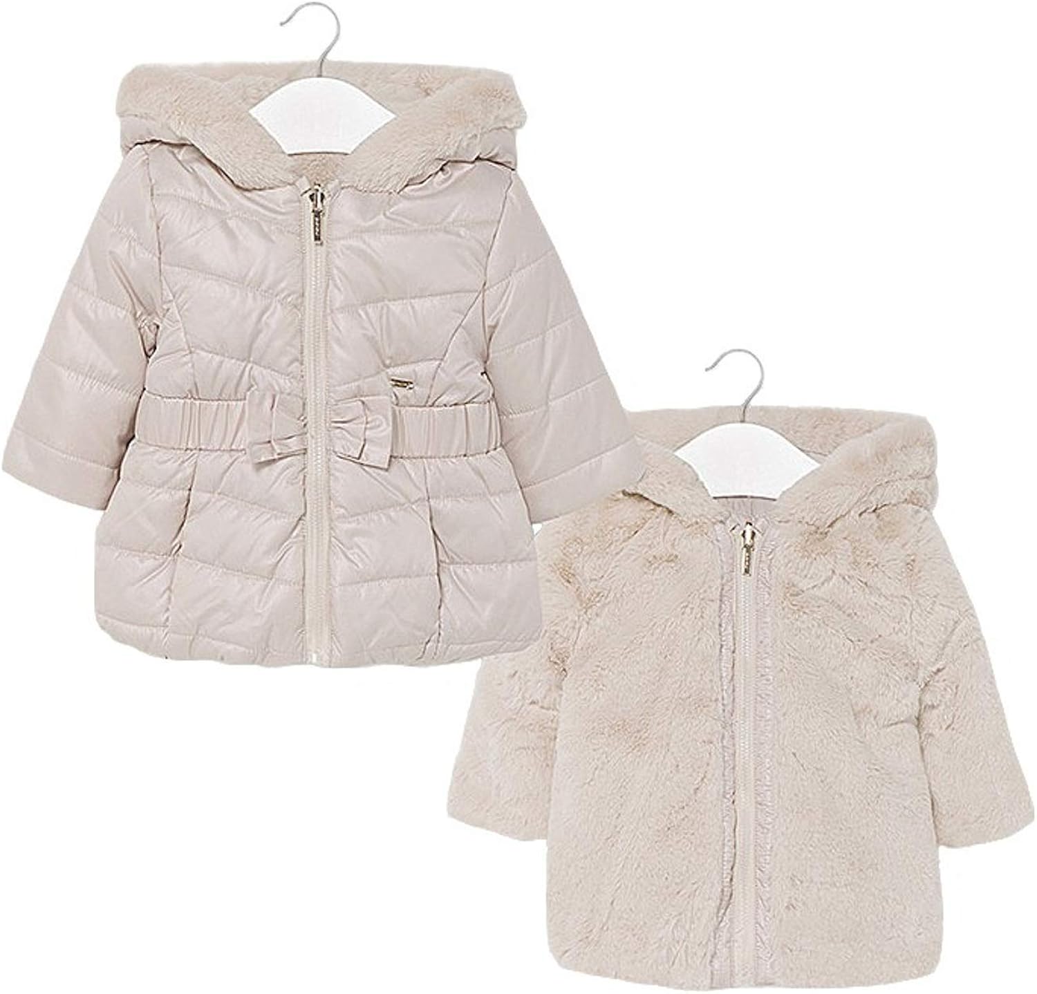 baby girl beige coat