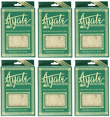Ayate Washcloth, 100% Natural Agave Fiber, 1 washcloth by Ayate