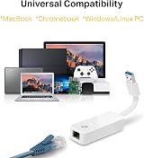 TP-Link UE300 USB 3.0 to Gigabit Ethernet Network Adapter Wired LAN Port view 5