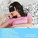 KAMOSSA Silk Sleep Mask Adjustable Eye Mask Super Lightweight Sleeping Mask Free Earplugs Bags(2 Pack)