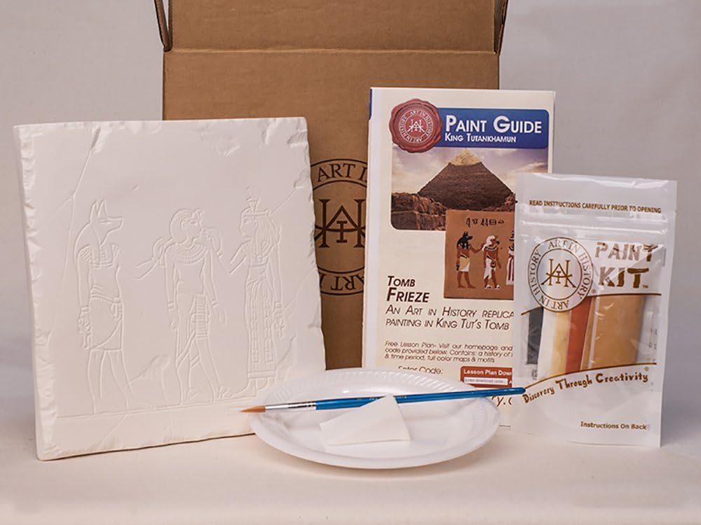 Art In History BND-E02 Paint Your Own Ancient Egypt Replica Kits, Pottery, (Pack of 4)