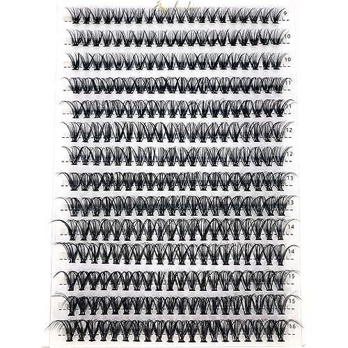 HBZGTLAD 30D/40D/50D/60D/80D Mink Eyelashes 280 Bundles Natural Eyelash extension 3D Russia Volume Individual Eyelash Cluster Makeup Tools Lashes (30D-D Curl-0.07MM-MIX)