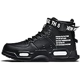 Ahico Mens Fashion Sneakers High Top Walking Shoes Sport Athletic Casual Shoe Vogue Stylish Men