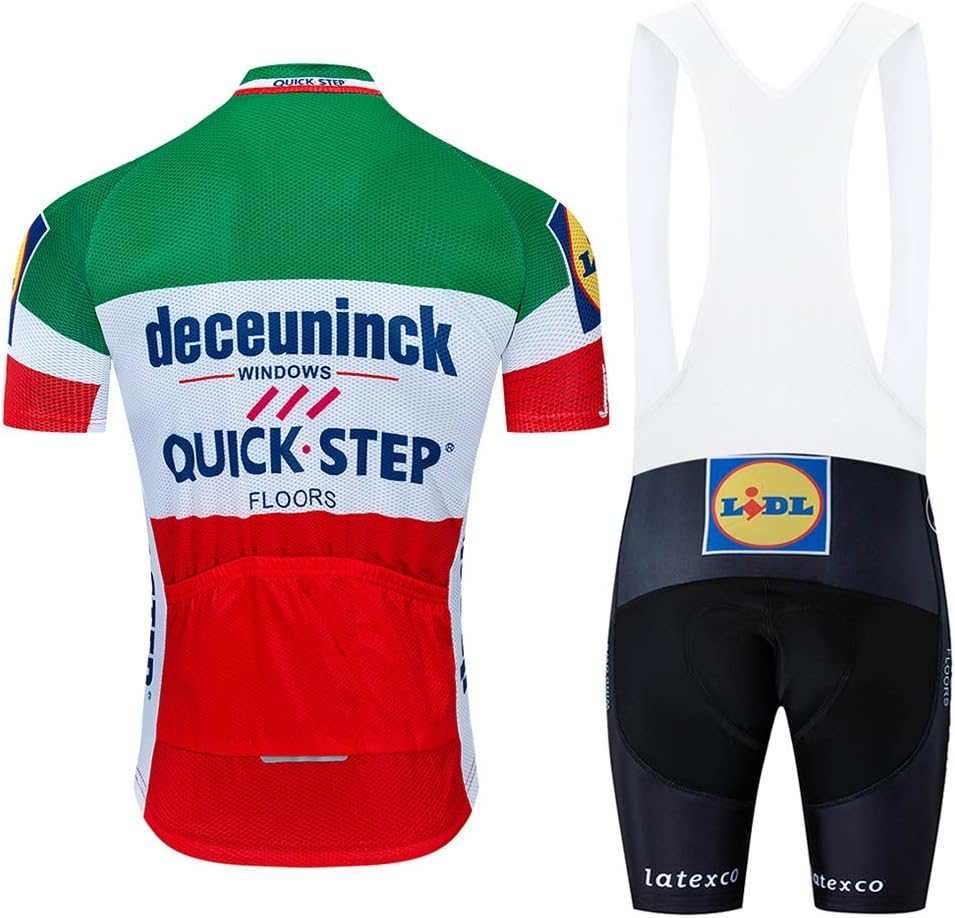 FMHAO Abbigliamento Ciclismo Set Uomo Nuova Estivo Abbigliamento Sportivo  MTB Bicicletta Maglia Manica Corta e Pantaloni Corti lencicol Sport e tempo  libero Uomo