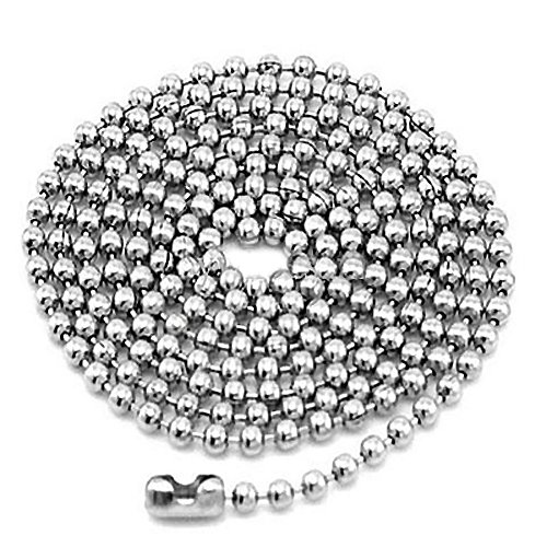 Medical Alert ID Dog Tag Anodized Aluminum w. 27" Chain. Incl. 18 Lines of Engr. - Black