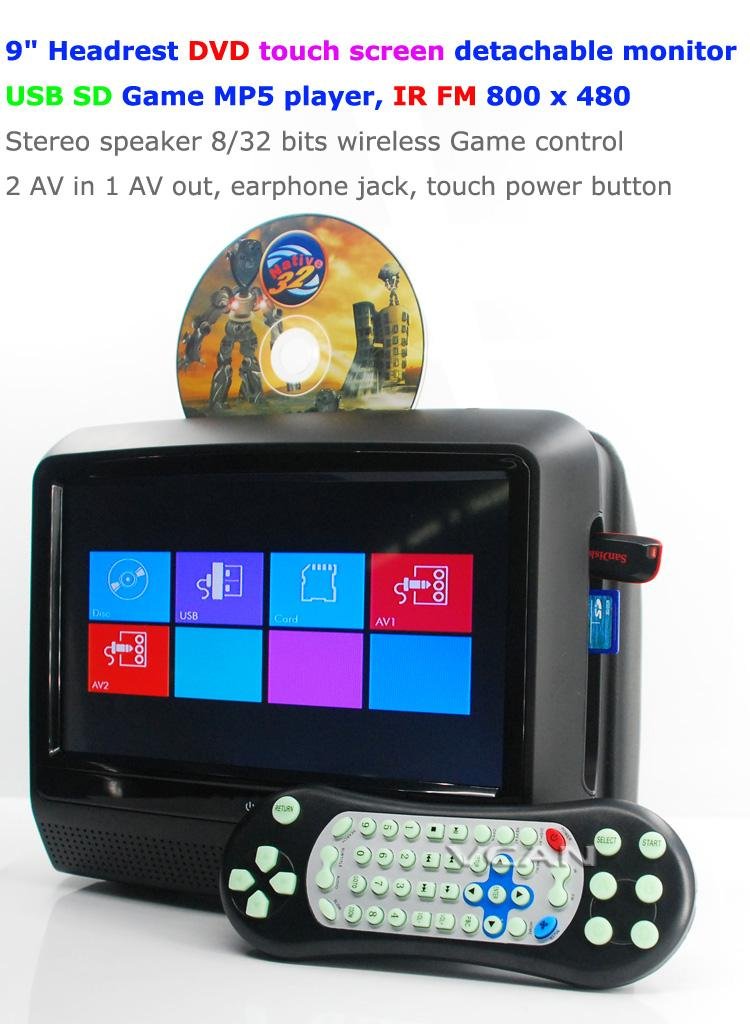 Reviews Tan Pair 9" High Resolution Digital Touch Screen Detachable