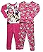 Disney Minnie Mouse Little Girls Toddler 4 Pc Cotton Pajama Set