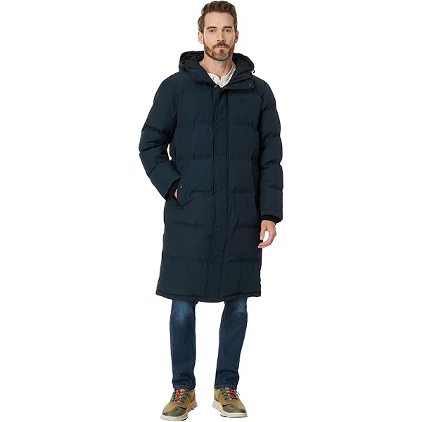 Amazon.com: DKNY Men's Arctic Cloth Hooded Extra Long Parka Jacket