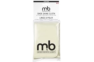 MONEYSWORTH & Best | Professional Shoe Shine Cloth | Soft, Durable Flannel Brings up a Brilliant Shine! | 17" x 17"