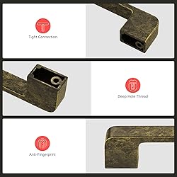 Lepatape 25 Pack Cabinet Pulls Antique Brass