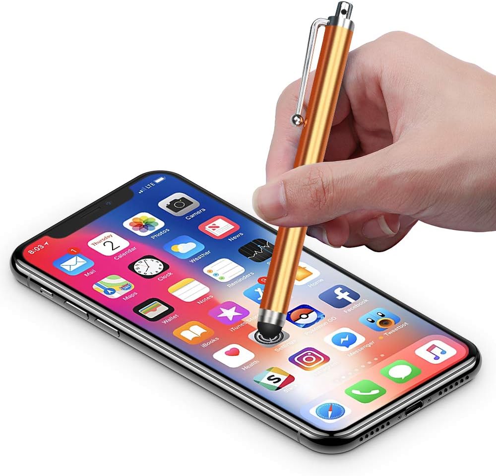 LIBERRWAY Stylus Pen 10 Pack of Pink Purple Black Green Silver Stylus Universal Touch Screen Capacitive Stylus for Kindle Touch ipad iPhone 6/6s 6Plus 6s Plus Samsung S5 S6 S7 Edge S8 Plus Note: Computers & Accessories